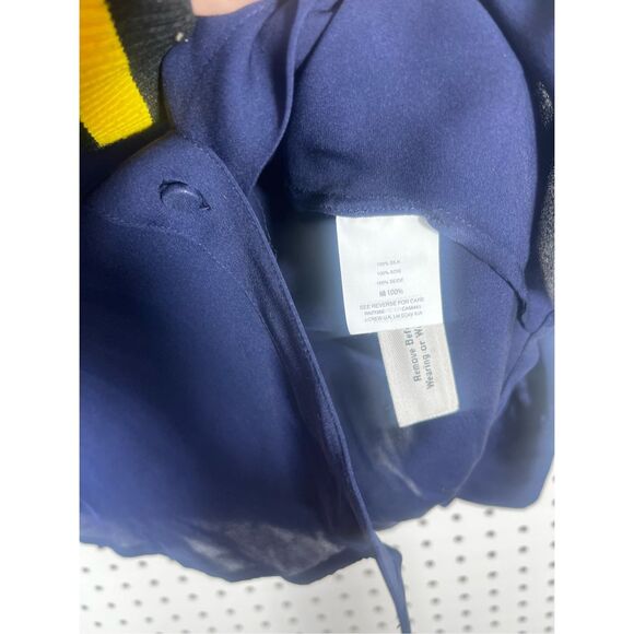 J.Crew button down silk blouse size 4 - Picture 6 of 7